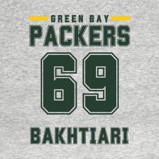 Green Bay Packers Football BAKHTIARI 69 Green bay packers T-Shirt